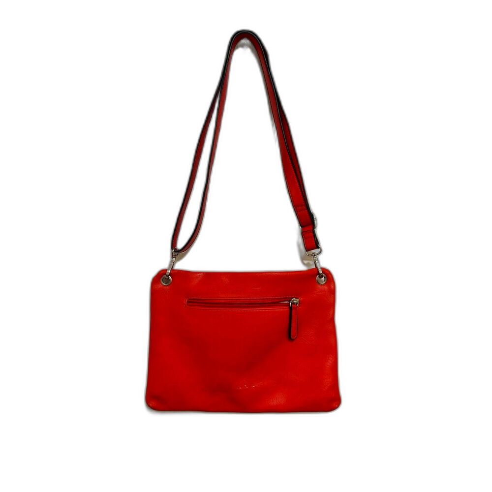 Nicole Miller Orange Crossbody Purse